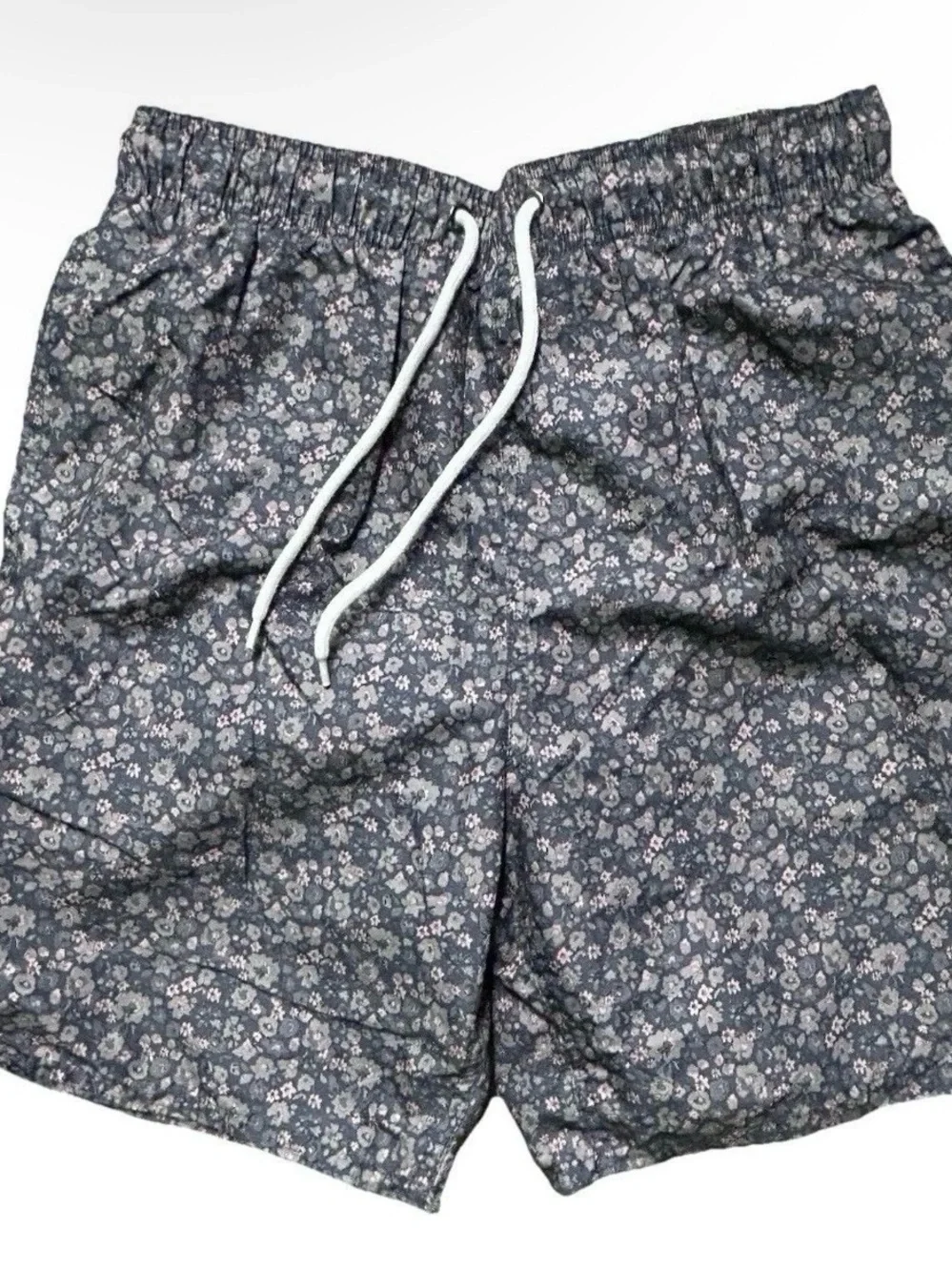 NWT Men’s Arizona Jean Co Floral Swim Trunks Size Small 6.5” Inseam